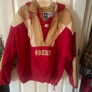49ers pull over jacket